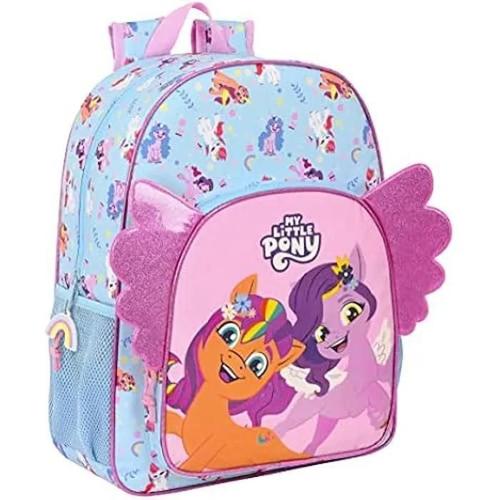 Mochila De 33 Cm Adapt.Carro My Little Pony "Wild & Free"