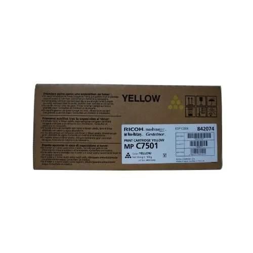 842074 Ricoh Aficio MP C6501SP Toner Cartridge Yellow Genuine Ricoh 67121