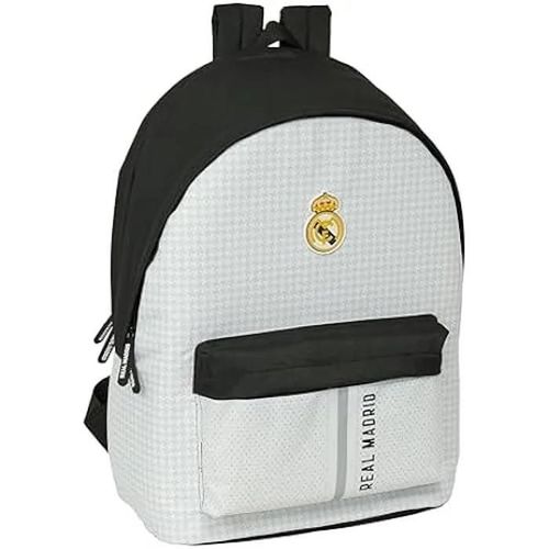 Sac à dos pour ordinateur portable 15,6" Real Madrid 1ère équipe - SAFTA - Blanc - Sport