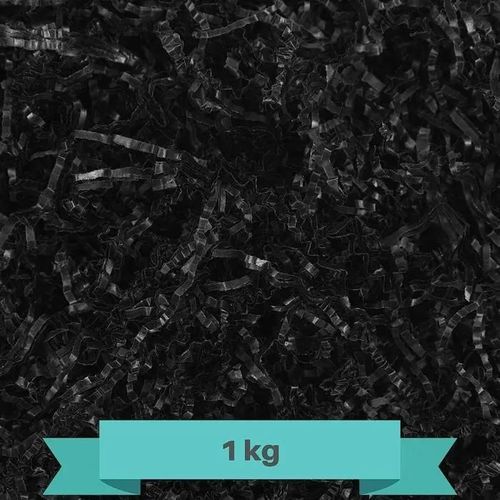 Frisure Papier Déchiqueté - Creative Deco - 1kg - Noir - Papier Kraft - Emballage Cadeau