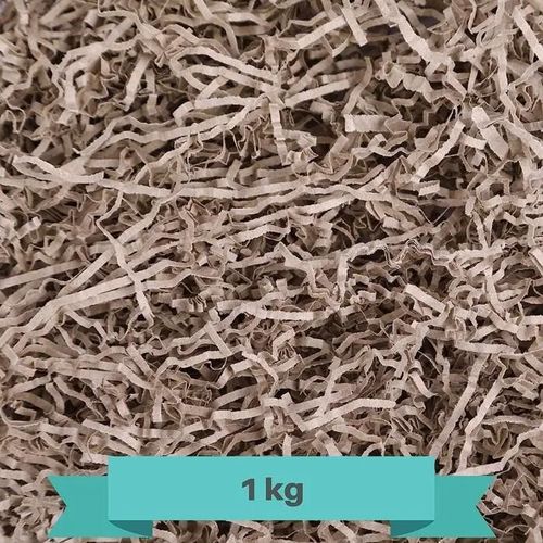Frisure Papier Déchiqueté - Creative Deco - 1kg - Kraft Beige - Emballage Cadeau - Remplissage Boite