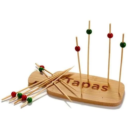 Plateau Apéritifs En Bois 10 Tapas 22x8