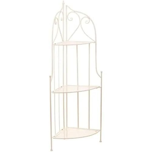 Étagère D'angle - Alexandra House Living - Blanche En Métal - Contemporain - Design