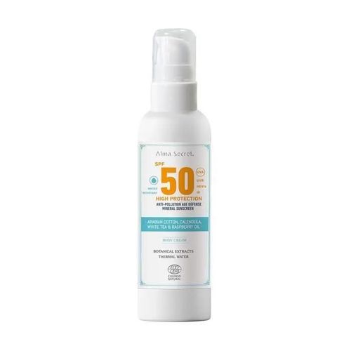 Crème Corps Haute Protection Solaire Spf 50 200 Ml De Crème - Alma Secret 