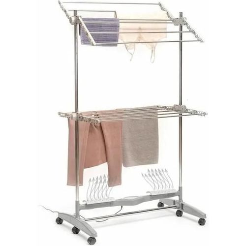 Étendoir à Linge Électrique Pliable avec Flux d?Air Naturel Dryllon InnovaGoods 24 W 12 Barres