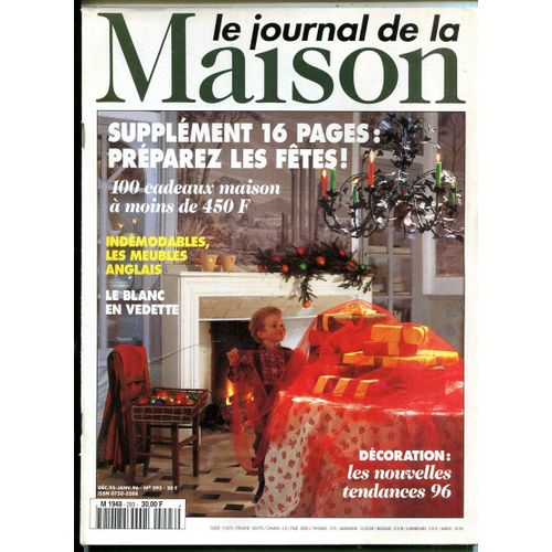 Le Journal De La Maison - N°293 : Supplément 16 Pages : Préparez Les Fêtes !