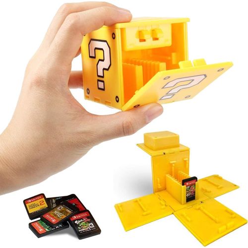 Étui Pour Carte Mémoire Nintendo Switch,Rangement De Protection Organisateur De Cartes De Jeu Étui Rigide Avec 16 Emplacements(C)
