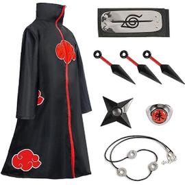 10pcs bagues pour les membres de Naruto Akatsuki en cosplay