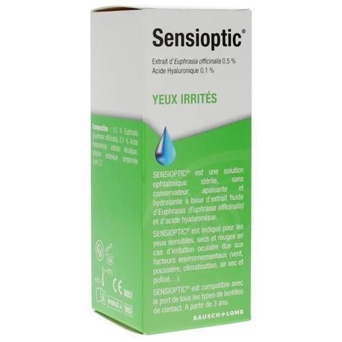 Bausch + Lomb Sensioptic Yeux Irrités10 Ml 