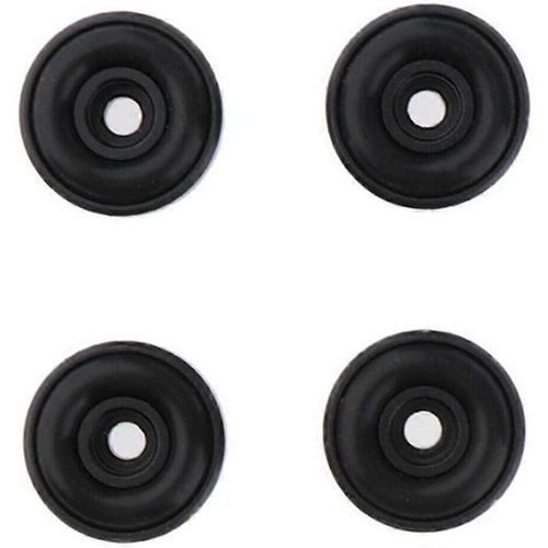 4 Pcs/Set Noir Aluminium Haut-Parleur CD Lecteur Platine Radio Amplificateur Pieds Pad Tapis Stand Cabinet Isol