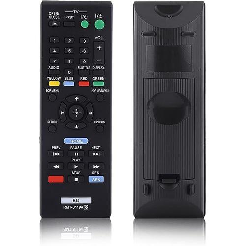 RMT-B115A Télécommande de remplacement pour lecteur Blu-Ray Disc DVD Sony BDP-S480 BDP-S2100 BDP-S280 BDP-S580 BDP-S380
