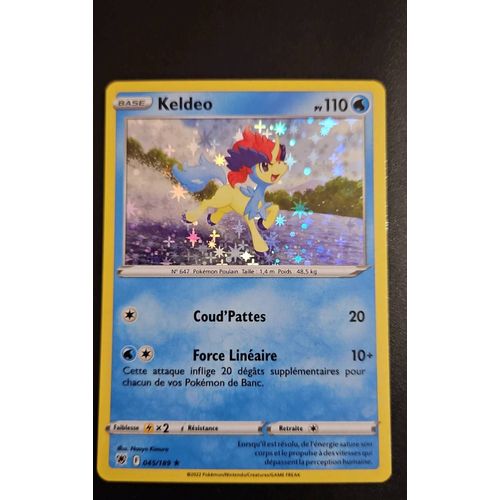 Keldeo 045/189 Holographique.