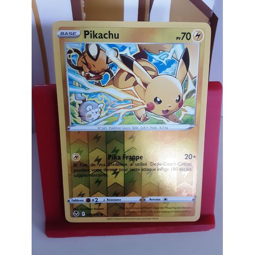 Carte Pokemon Pikachu 049/195 Reverse Tempête Argentée