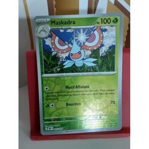 Carte Pokemon Maskadra 007/197 Reverse Flammes Obsidiennes