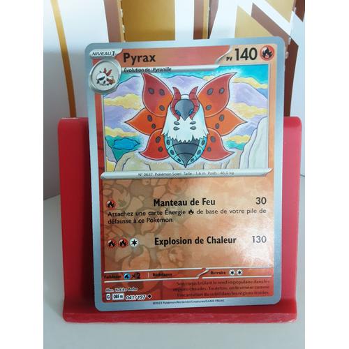 Carte Pokemon Pyrax 041/197 Reverse Flammes Obsidiennes