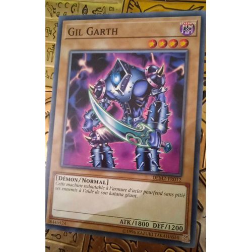 Gil Garth Dem2-Fr012 Commune Carte Yu-Gi-Oh Konami Démo Deck