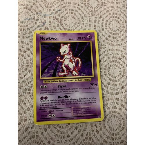 Carte Pokémon Très Rare Mewtwo