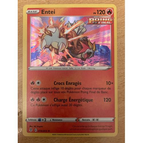 (1657) Entei 19/203 Pokemon 