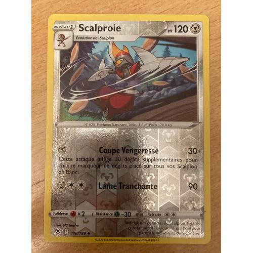 (1031) Scalproie 116/189 Pokemon 