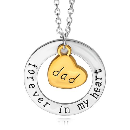 Collier Coeur Pour Papa Multicolore