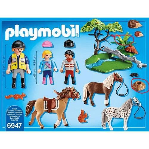 Poney à décorer Papillon - Playmobil équitation 6971