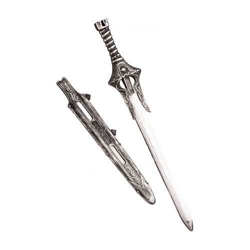 Épée Médiévale Grise Fourreau 67cm Adulte