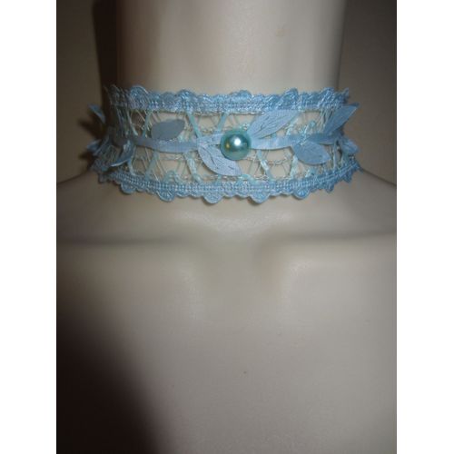 Collier Ras Cou Bleu Ciel