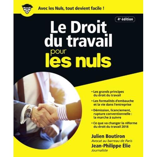 Le Droit Du Travail Pour Les Nuls