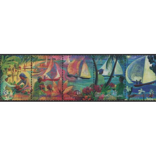 Iles Cocos ( Australie ) Timbres Tableaux 1999