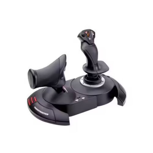 Thrustmaster T.Flight Hotas X - Joystick De Simulateur De Vol 5 Axes Avec Accélérateur, Résistance Réglable Et Boutons Programmables Pour Pc