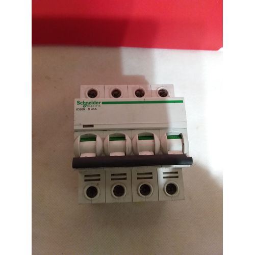 Schneider - Acti9 - iC60N - Disjoncteur - 4P - 40A - 6kA - courbe D