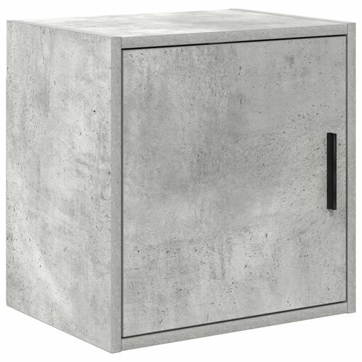 vidaXL Armoire murale de garage gris béton bois d'ingénierie