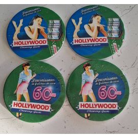 Lot De 4 Sous Verres Hollywood Chewing-Gum