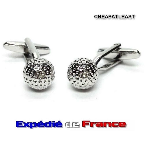 Boutons De Manchettes - Balle De Golf - (2 Pcs / 1 Paire) - Idée Cadeau Pour Les Golfeurs - Cheapatleast 1673 -