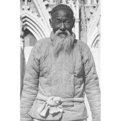 Photo Argentique Papier Baryté Noir Et Blanc Ilford 310g Chine Portrait Indochine, 1900 35x60cm Tirage Récent D'après Négatif Original