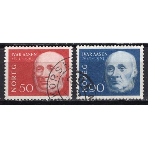 Norvege 1963 Ivar Aasen Poete Oblitere