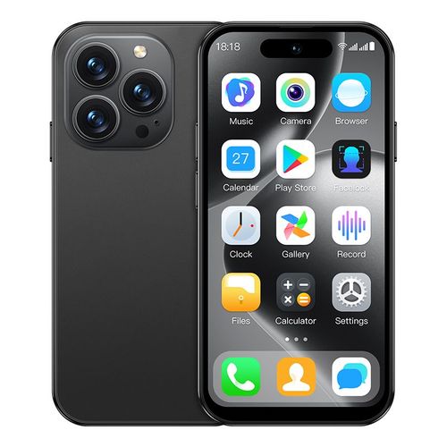 ONEMYTH M16 Pro 3G Smartphone 4.0 pouces MTK6580M 2GB+16GB Android 10.0 Bluetooth 4.0 Reconnaissance faciale Double Standby 2000mAh Smartphone Noir