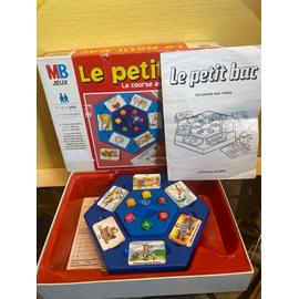 2)JEU DE SOCIETE  LE PETIT BAC  LA COURSE AUX NOMS HASBRO COMPLET EN  BOITE TBE