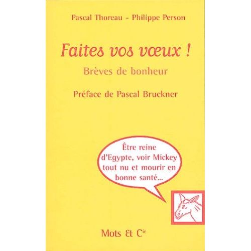 Faites Vos Voeux ! - Brèves De Bonheur