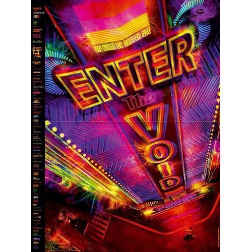 Enter The Void - Véritable Affiche De Cinéma Pliée - Format 40x60 Cm - De Gaspar Noé Avec Nathaniel Brown, Paz De La Huerta, Cyril Roy, Olly Alexander, Emily Alyn Lind, Jesse Kuhn, Masato Tanno - 2010