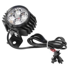 Lampes De Sauna À Led 2 En 1 Avec Klaxon Pour Trottinette Électrique Kugoo Figure Pro, Lumière Avant De Sécurité Nocturne, 12-80v-Black
