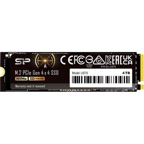 SILICON POWER US75 - SSD - 4 To - interne - M.2 2280 - PCIe 4.0 x4 (NVMe)