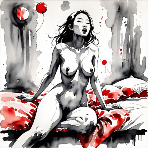 POSTER AFFICHE SUR PAPIER PHOTO 250G NU ARTISTIQUE Femme Nue 40X40cm