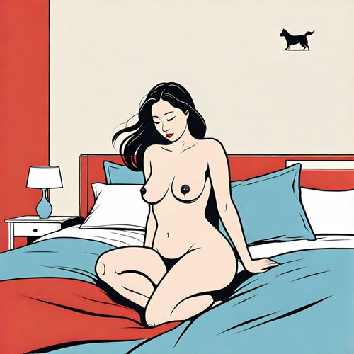 POSTER AFFICHE SUR PAPIER PHOTO 250G NU ARTISTIQUE Femme Nue 40X40cm