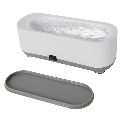 Nettoyeur de bijoux à ultrasons pour tous les bijoux, machine à ultrasons portable et à faible bruit 45KHz pour juif