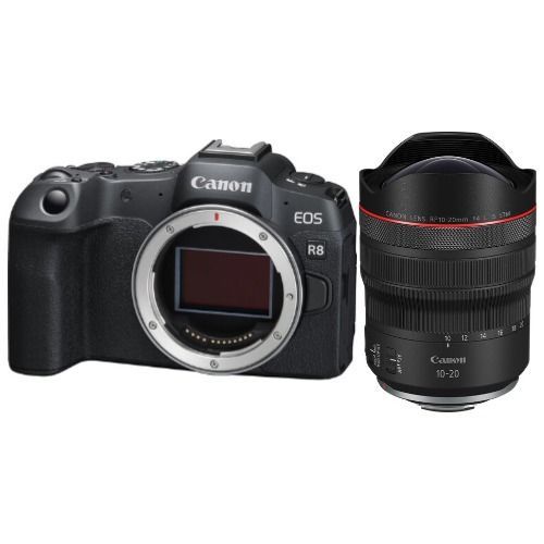 Canon EOS R8 Boîtier+Canon RF 10-20mm f4 L IS STM objectif