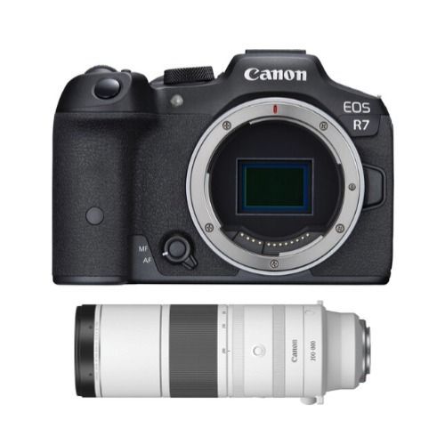 Canon EOS R7 Boîtier+Canon RF 200-800mm f/6,3-9 IS USM objectif