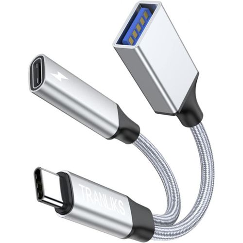 Adaptateur Micro Usb Vers Usb C, Adaptateur Micro Usb (Female) Vers Type C (Male) (Otg Silver)