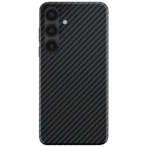 Coque Pour Samsung Galaxy S25 Effet Carbone Originale Samsungnoir