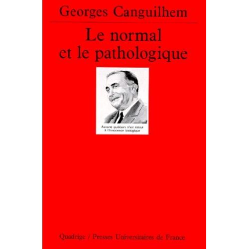 Le Normal Et Le Pathologique - 7eme Edition